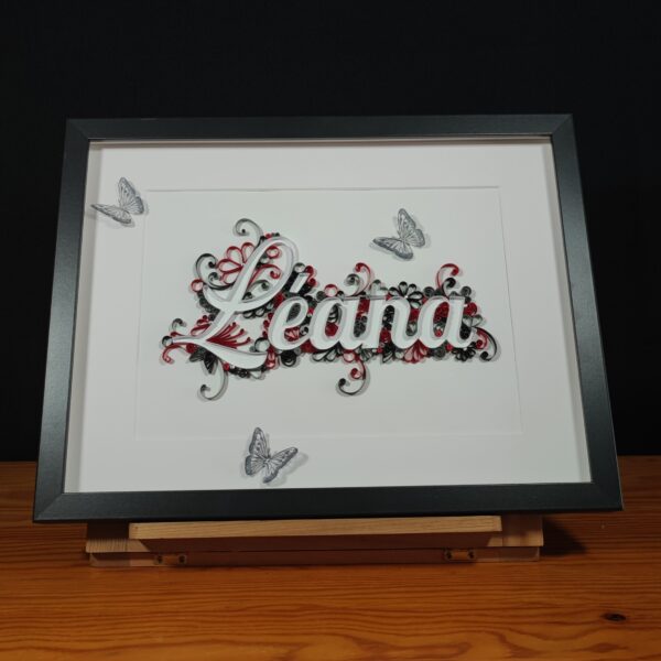 Quilling personnalisé (prénoms, années, dates clés, souvenirs...)